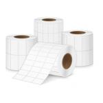 Anti-Scratch White Vinyl Decal Roll PE PET Barcode Label Paper for sale