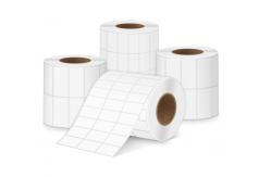 China Anti-Scratch White Vinyl Decal Roll PE PET Barcode Label Paper supplier