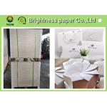 Glossy Coated Solid White Board , Carton Board Sheets For Making Postcard for sale
