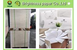 China Glossy Coated Solid White Board , Carton Board Sheets For Making Postcard supplier