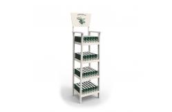 China 4 Layers Wine Display Stand Lychee Sauce Bottle Stand For Cocktail Material supplier