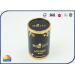 Food Grade Cylinder Paper Packaging Tube With Aluminum Foil Inner Custom Libs for sale