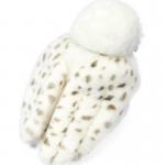 Head Rotatable White Feather Eagle Plush Toy 25cm