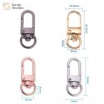 Metal Lobster Swivel Clasp , Lanyard Spring Snap Hooks For Diy Bag Keychain