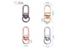 China Metal Lobster Swivel Clasp , Lanyard Spring Snap Hooks For Diy Bag Keychain supplier