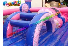 China Amazing Fun Inflatable Amusement Park Princess Palace , Jumping Bouncer Playground supplier