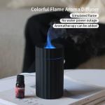 HOMEFISH Household Portable Aroma Diffuser Flame Car Diffuser Humidifier 100ml