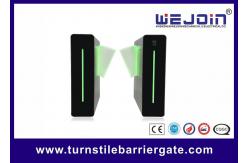 China 304 Stainless Steel Automatic Flap Barrier Speed Gate Turnstile With Glass Panels supplier
