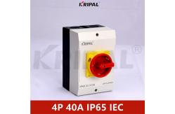 China 4P 40A IP65 230-440V Load Isolator Waterproof AC Isolator Switch supplier