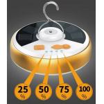 160W Rechargeable UFO Bulb Solar Lamp for Indoor Use White Light for sale