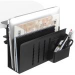 Laptop Stand Under Desk 2 Tier Steel Hanging Desk Organizer for Tablet iPad books Holder for sale