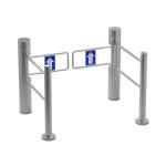 Safe Pedestrian Swing Barrier Gates Whisper Quiet Low Power Consumption for sale