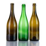 Empty 750Ml Glass Red Wine Bottle Liquor Wine Bottles With Screw Lid for sale
