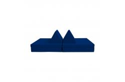 China Micro-Suede Modular Kids Play Sofa With Waterproof Inner Liner supplier