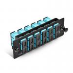 P6SCUZ10GMM 6 SC/PC Om4 Fiber Patch Panel Duplex Adapter Panel 12 Fibers Multimode for sale