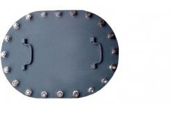 China 800mm Marine Hatch Cover Watertight Oval Flat Manhole Hatch Cover supplier