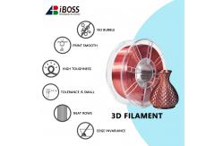 China PLA Plus 3D Printer Filament Toughness Enhanced Silk Black Red Filament Technology FDM supplier