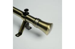 China Classical Decorative Zinc Alloy 28mm Curtain Rod Finials supplier