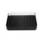 Black Anodized 6060 Aluminum Heatsink Extrusion Profiles T66 for sale