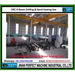 China CNC H Beam Drilling and Band Sawing Machine Structural Steel Machines Supplier (Model SWZ1250) for sale