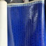 PU PVC Coated Synthetic Artificial Leather 1.5M Width For Packing for sale