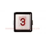 Home Elevator Push Button ABS Base With Metal Circle Outer Frame And Surface for sale