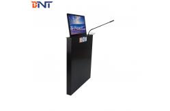China Matte Black Motorized Monitor Lift With Theft Prevention Function supplier