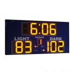 110V ~ 250V Basketball Game Clock , Electronic Basketball Scoreboard With Shot Clock for sale