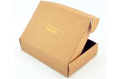 China Handmade Foldable Kraft Paper Boxes For Mailing Packaging supplier
