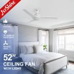 Easy Clean 52 Inches ABS Blades LED Ceiling Fan with Light and Silent Motor Flush Mount for sale