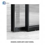 Home Aluminum Alloy Doors And Windows , Custom Tempered Glass Sliding Door