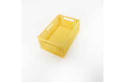 China Practical CE Collapsible Plastic Basket , Multifunctional Foldable Plastic Container supplier