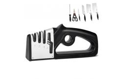 China 3 Slot Multifunctional Stainless Steel Knife Sharpener CPSIA Household Kitchen Tools supplier