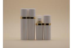China Screw Pump Refillable Plastic Spray Bottles For Cosmetic Cream Containers supplier