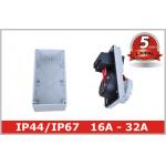 IP67 Weatherproof Industrial Interlocked Switch Socket Outlet for Plug