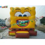 Spongebob Commercial Bouncy Castles , Inflatable Bouncer Slide CE / EN14960 for sale