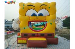 China Spongebob Commercial Bouncy Castles , Inflatable Bouncer Slide CE / EN14960 supplier