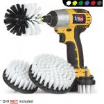 4 Pieces White Power Scrubber Drill Brush For Cleaning Car for sale