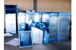China Linear Low Density Polyethylene 200 Ft 24 Blue Plastic Duct Wrap supplier