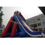 giant blue and red colours water slide for sale