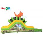 Outdoor Inflatable Slide Commercial Inflatable Skateboard For Amusement Park Logo Printing for sale