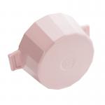 Pink 3.8L Induction Soup Pot Heated Evenly 32cm Enamel Cast Iron Pot for sale