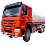 25000 Liter Water Tank Trucks SINOTRUK HOWO 6X4 With Water Pump And Stainless Steel Tank for sale