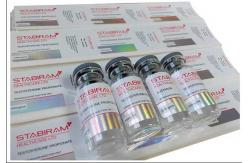 China Multidose 10ml Vial Labels UV Printing for Glass Containers Nan Drolone Decanoate supplier