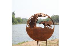 China Wood Burning Steel Outdoor Fire Pit Depth60cm/80cm/100cm/Custom supplier