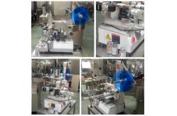 China Square Flat Semi Automatic Bottle Labeler No Wrinkles Convenient  Adjustment supplier