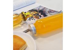 China 200ml 250ml 16 Oz Glass Juice Bottles Beverage Container In Bulk supplier