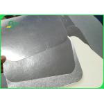 Customized Ivory Printer Paper PET Foiled Silver Metallic Paper For Offset Printing for sale