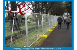 China Portable Chain Link Fence , Temporary Wire Fencing Metal Iron Material supplier