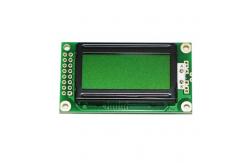 China STN Transflective 0802 Character LCD Display Module Positive Green Monochrome supplier